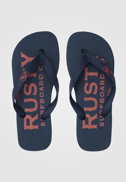 Chinelo Rusty Overstone Azul-Marinho - Marca Rusty