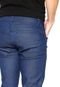 Calça Jeans UZE Skinny Estonada Azul-marinho - Marca UZE