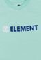 Camiseta Element Menino Lettering Verde - Marca Element