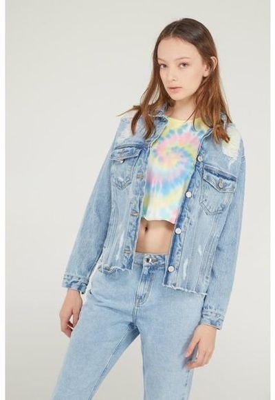 Chaquetas de sales jean mujer koaj