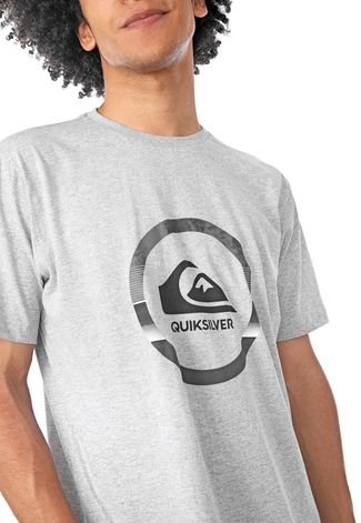Camiseta Quiksilver Snake Dreams Cinza
