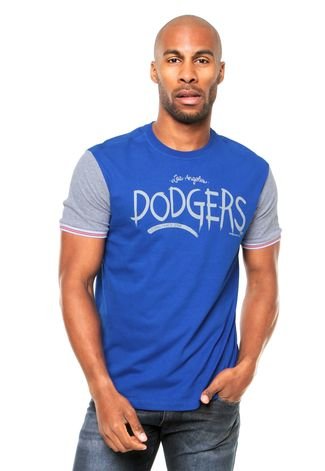 Camiseta New Era Letter 9 Los Angeles Dodgers Azul