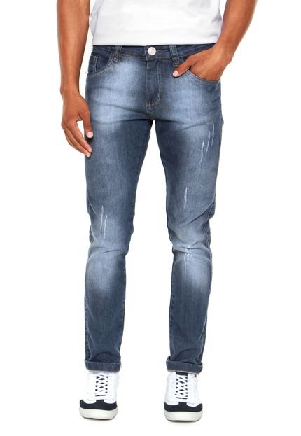 Calça Jeans HMO Jeans Slim Azul - Marca HMO Jeans