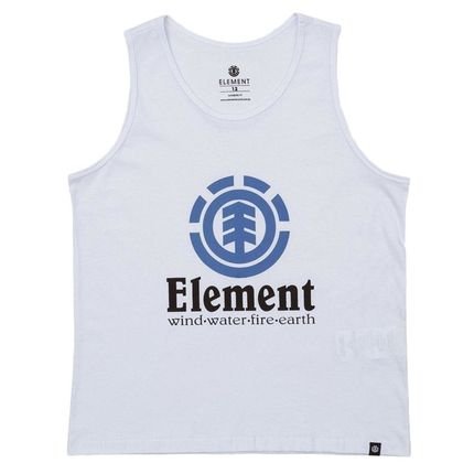 Regata Element Vertical SM23 Masculina Branco - Marca Element