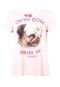 Camiseta Colcci Comfort OMG Rosa - Marca Colcci
