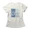 Camiseta Feminina Freeze Time - Off White - Marca Studio Geek 