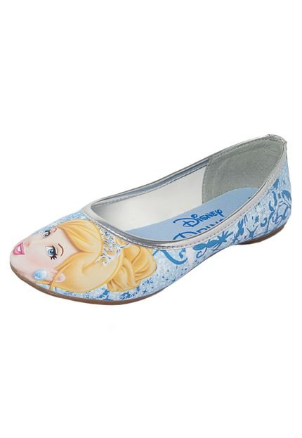 Sapatilha Cinderela Princesas Azul - Marca Disney