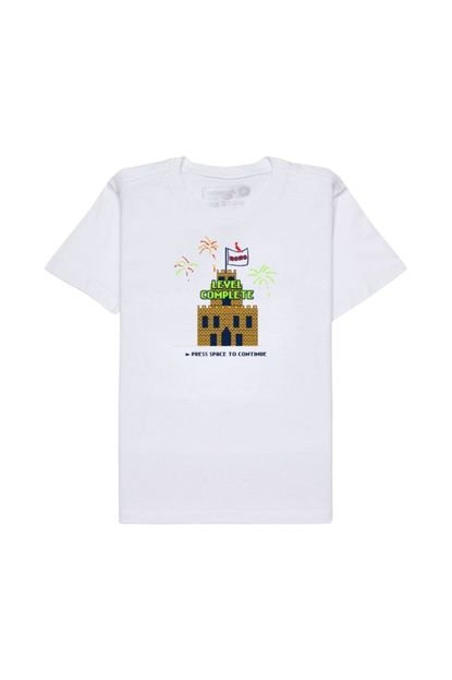 Camiseta Estampada Castle Reserva Mini Branco - Marca Reserva Mini