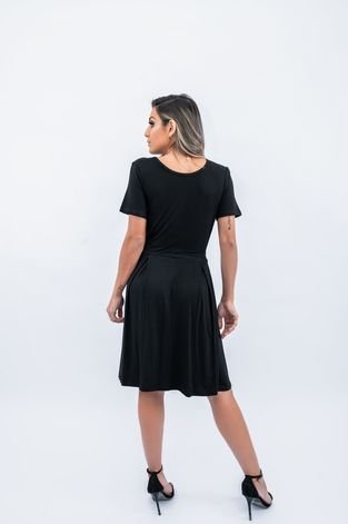 Juquitiba Brasil Vestido Feminino Plus Size Decote Transpassado