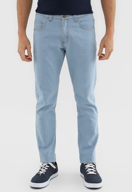 Calça Jeans Polo Wear Slim Pespontos Azul - Marca Polo Wear