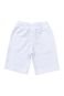 Bermuda de Moletom Shatark Flakes Infantil - Branco - Marca Shatark