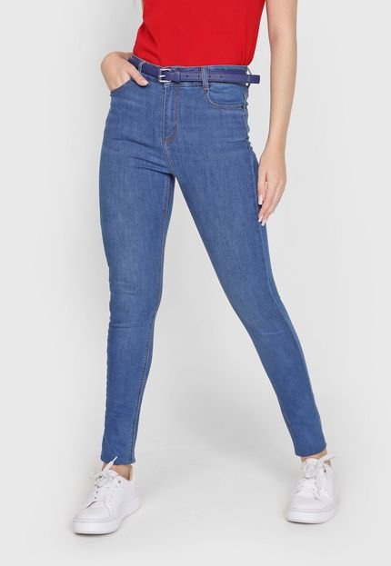 Calça Jeans Hering Skinny Pespontos Azul - Marca Hering
