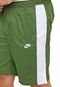 Bermuda Nike Sportswear Reta M Nsw Ce Wvn Core Trk Verde - Marca Nike Sportswear