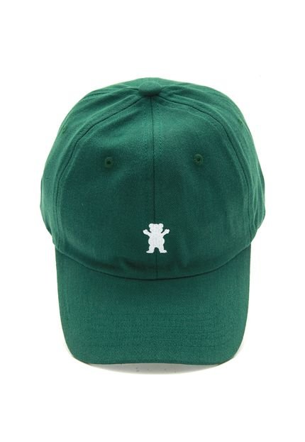 Boné Grizzly Og Bear Logo Dad Hat Color Verde - Marca Grizzly
