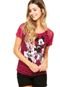 Camiseta Manga Curta Cativa Renda Roxa - Marca Cativa Disney