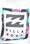 Camiseta Billabong Stacked Neon Night Branca - Marca Billabong