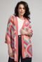 Kimono Lez a Lez Geométrico Rosa - Marca Lez a Lez