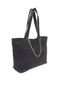 Bolsa Sacola FiveBlu Croco Preto - Marca FiveBlu