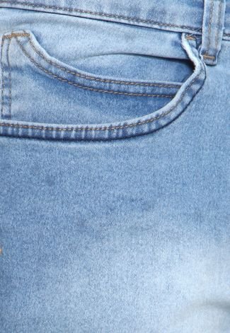 Bermuda Jeans Rip Curl Wave Icon Clear Azul