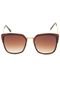 Óculos de Sol Polo London Club Geométrico Marrom - Marca PLC