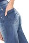 Calça Jeans Uber Jeans Skinny Destroyed Azul - Marca U Uberjeans