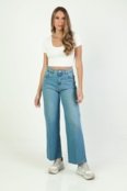 Calça Jeans Wide Leg 42 Gazzy - Marca Gazzy