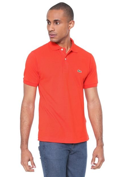 Camisa Polo Lacoste Classic Fit Laranja - Marca Lacoste