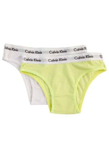 Kit Calvin Klein 2 Peças Verde/Branca - Marca Calvin Klein Kids