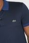 Camisa Polo Lacoste Reta Padronagem Azul-Marinho - Marca Lacoste