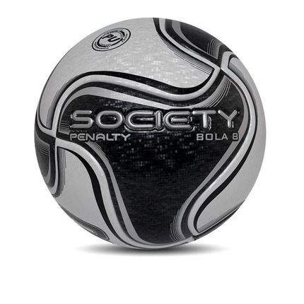 Bola Futebol Society Penalty Tecnologia Termotec 8 X 5212891110 Preto/Branco - Marca Penalty