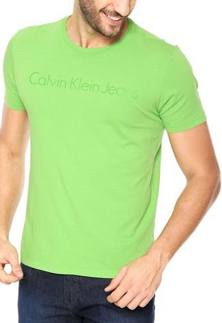 Camiseta Calvin Klein Jeans Comfort Verde