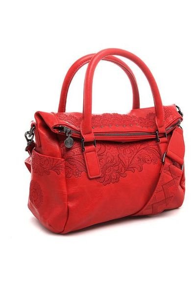 Desigual best sale bolso rojo