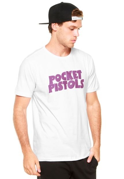 Camiseta Pocket Pistols Purple Branca - Marca Pocket Pistols