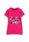 Camiseta Aeropostale Menina Lettering Rosa - Marca Aeropostale