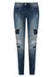 Calça Jeans Colcci Edna Skinny Trought Azul - Marca Colcci