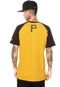 Camiseta New Era Melted 4 Pittsburgh Pirates Amarela/Preto - Marca New Era