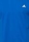 Camiseta adidas Crew Ess Azul - Marca adidas Performance