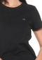 Camiseta Calvin Klein Franjas Preta - Marca Calvin Klein