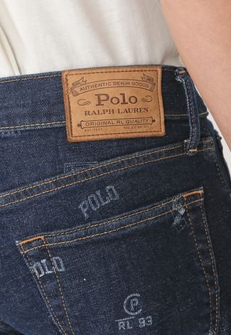 Calça Jeans Polo Ralph Lauren Slim Logo Azul-Marinho