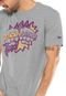 Camiseta New Era Los Angeles Lakers Cinza - Marca New Era