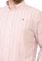Camisa Tommy Hilfiger Reta Listrada Rosa - Marca Tommy Hilfiger