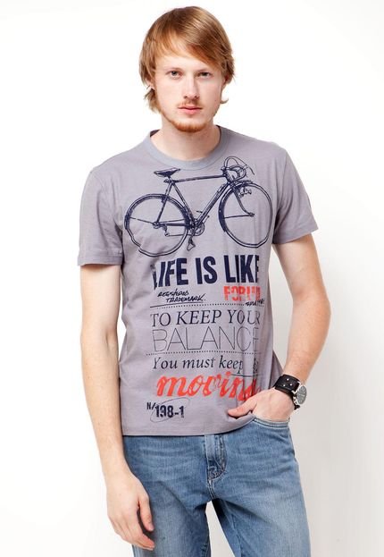 Camiseta Forum Muscle Bike Life Cinza - Marca Forum