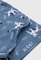 Pijama Abrange Curto Infantil Full Print Azul-Marinho/Azul - Marca Abrange