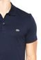 Camisa Polo Lacoste Regular Fit Logo Azul-Marinho - Marca Lacoste