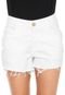 Short Sarja Denuncia Mid Drop Branca - Marca Denuncia