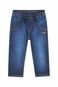 Calça Infantil Menino em Moletom Jeans Colorittá Azul Marinho - Marca Colorittá