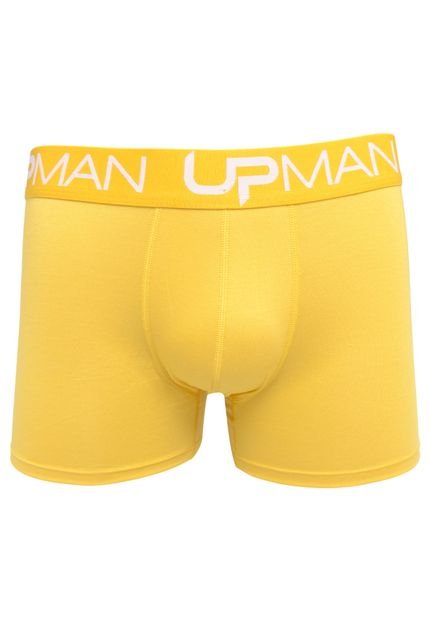 Cueca Upman Boxer Micromodal Amarela - Marca Upman