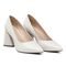 Scarpin Salto Grosso Off White - Marca Duda Machado