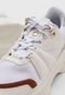 Tênis Dad Sneaker Chunky Bebecê Recortes Branco/Off-White - Marca Bebecê