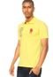 Camisa Polo STN Bordado Amarela - Marca STN